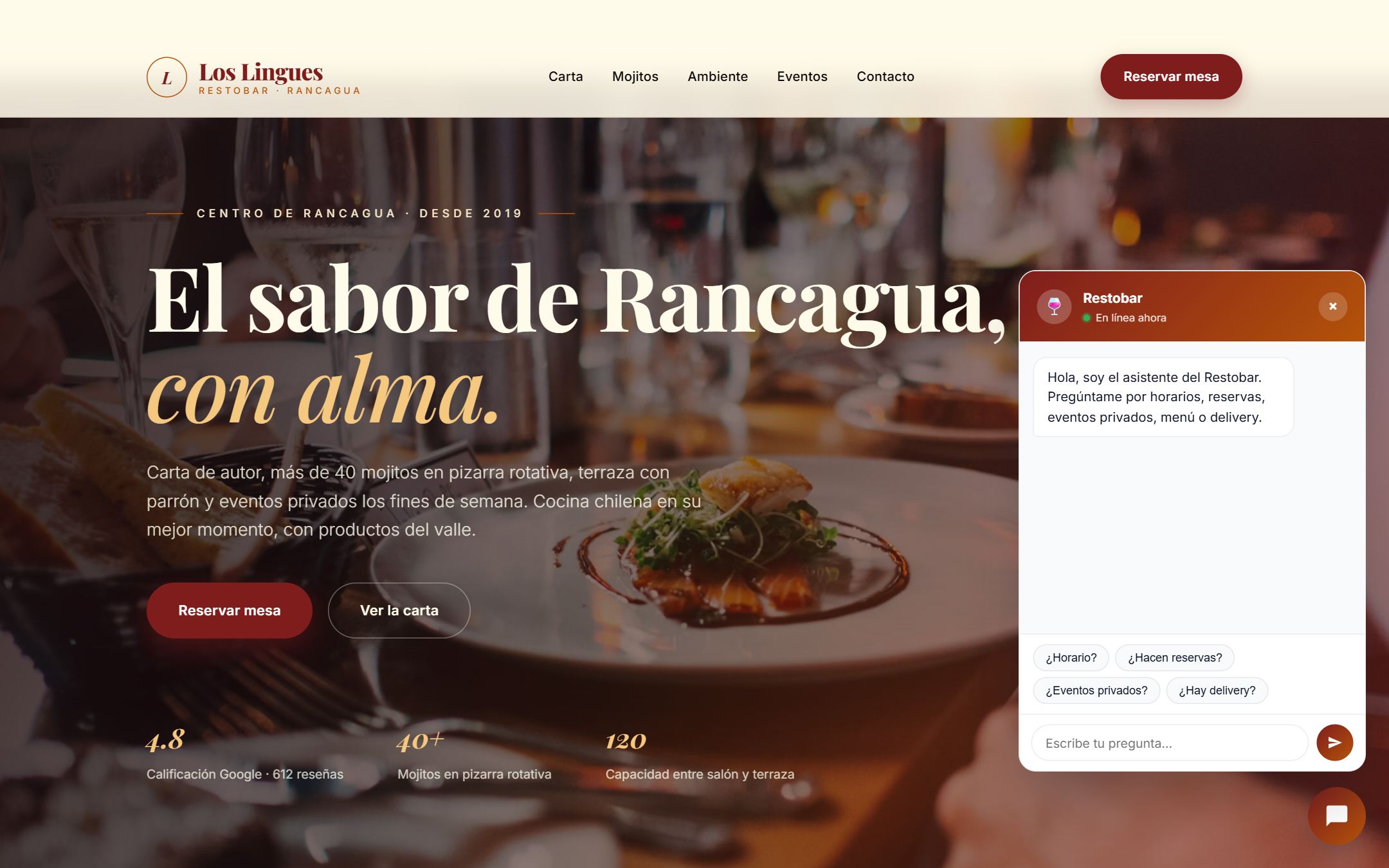 Sitio restobar